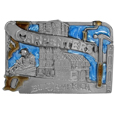 Carpenter Enameled Belt Buckle